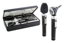 ADC Otoscope/Ophthalmoscope Diagnostic Set, Pocket Size, Xenon Lamp, 2.5V, Hard Case, Diagnostix 5110N