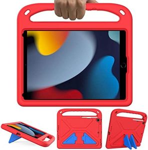 GOZOPO Custodia per bambini per iPad 9a/8a/7a generazione (iPad 10,2 pollici 2021/2020/2019), leggera e antiurto, con supporto per maniglia compatibile con iPad 10.2/iPad Air 3 10,5" / iPad Pro 10,5",