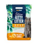 Natural Silica Cat Litter Crystals Cat Kitten Litter 3.8L | Pure Gel Crystal | Ultra Absorbent | Effective Odour Control | No Dust | Ultra Hygienic | Biodegradable ECO Friendly