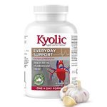 Kyolic - Odourless Aged Garlic Extract Everyday Support Extra Strength One-A-Day 1000mg, 60 Veg Tablets - Kyolic Garlic Supplements, Garlic Pills - Herbal Supplement for Wellness Support