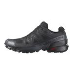 Salomon Men’s Speedcross GTX, Waterproof Trail Running Shoes, Black/Black/Phantom, 8 UK