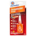 Permatex 25209 Orange High Strength Removable Threadlocker, 10mL