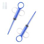 LeeQunQ 2 PCS Cat Pill Popper, Cat Tablet Dispenser, Piller Assist for Dogs, Pet Pill Dispenser, for Safe. Easy Medication Administration to Cats and Dogs, Feeding Accessories.