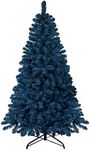 KI Store Dark Blue Flocked Christma