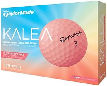 TaylorMade Kalea - Balón de Golf para Mujer, Color melocotón, Talla única