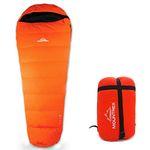 MOUNTREX® Sleeping Bag - Warm & Lightweight (1500 g) - 3-4 Seasons Outdoor Mummy Sleeping Bag (-10°C / 0°C / 10°C) - Camping, Travel, Adults - Compact Pack Size (36 x 20 cm) - Can be Connected