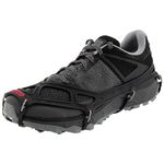 Kahtoola EXOspikes Footwear Traction for Winter Hiking & Running in Snow, Ice & Rocky Terrain - Black - X-Large