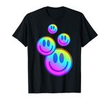 Psychedelic Smile Face 80s 90s Acid House T-Shirt