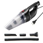 WOSCHER 909J Handheld Vacuum Cleaner for Home Use | 800 Watts | 17000 PA Suction Power |Handheld Vacuum Cleaner for Sofa & Multi Purpose, Home & Car Cleaning |1 LTR Capacity | 2 Year Warranty, Grey