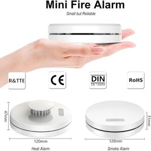 XINDUM Wireless Smoke and CO Alarm Bundle – Home Safety Set