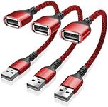 USB Data Blocker Adapter 3-Pack,Cha