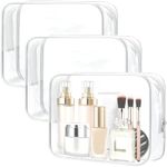 TSA Toiletry Bag -3 Pack Clear Make