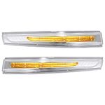 X AUTOHAUX 1 Pair Car LED Left Right Side Mirror Turn Signal Light 87613-B8000