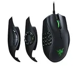 Razer RZ01-02410100-r3u1 Naga Trinity - Chroma Gaming Mouse Interchangeable Plate - Up to 19 Programmable Buttons