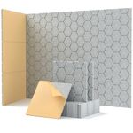 Soundsbay Soundproofing Panels, Self-Adhesive Sound Proof Panels for Walls, 12 Pack High Density Honeycomb Sound Proofing Panels for Recording Studios, Office, Live Streaming Decorative 30x30x0.9cm