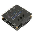 RGBS VGA SCART to YPBPR Component Converter, Converter for for Genesis for N64 for Dreamcast for for MD for Converter Supports 480i, 480p, 576i, 576p, 720p, 1080i