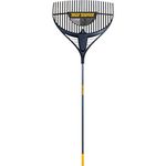 True Temper 2919200 Poly Leaf Rake with 60-in. Vinyl-Coated Handle with Cushion Grip, 26 Inch