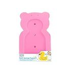 Teddy Baby Bath Sponge Support Foam Bathing Mat Newborn Body Support Aid Pink