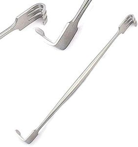 AAProTools Senn Miller Retractor Blunt 6.3" D/Ended Dermatology Podiatry Instrument