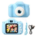 BBYJPRO Digital Camera Toy for Boys | Photo Toy Camera | Kids Selfie Camera Toy 13MP 1080p HD Digital Video Camera for Kids| Best Gift Festivals,Christmas,Birthday 3 to 10 Year Old (Blue)