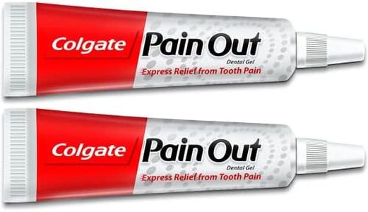 Colgate Pain Out Dental Gel Express Relief From Tooth Pain (20g, Pack of 2, 10g each)