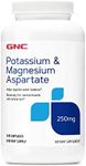 GNC Potassium & Magnesium Aspartate 250mg - 240 Capsules (240 Servings)