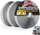 XFasten Butyl Putty Tape, Black, 1/