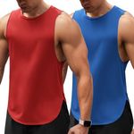 COOFANDY Men Workout Tank Top Gym Bodybuilding Sleeveless Muscle T Shirts