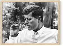 HAUS AND HUES JFK Smoking Art Print