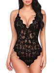 Avidlove Women Teddy Lingerie One Piece Babydoll Mini Bodysuit