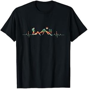 randonnée montagne alpes ECG rythme cardiaque outdoor boulde T-Shirt