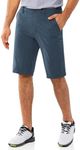 33,000ft Men's Golf Shorts Dry Fit, Lightweight Quick Dry Golf Stretch Shorts with Pockets 11" Inseam for Travel Casual