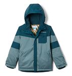 Columbia Boy's Mighty Mogul ii Jacket, Metal/Night Wave, 14 Years