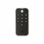 Yale Tye Digital Smart Door Lock with Electronic Keypad for Interior/Exterior Doors | Compatible for Home, Office, Hotel, Store Room & Garage with 35-45.5mm Door Thickness | 1 Year Warranty (Silver)