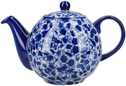 London Pottery Splash Globe 4 Cup Teapot Blue