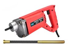 KROST Concrete Vibrator 1150W Extensive 35 mm Drill Needle 13000 Vibrations per Minute (Tool +1.5m Needle)