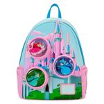 Loungefly Disney Sleeping Beauty Stained Glass Castle Mini Backpack, Multi, One Size, Backpack