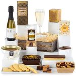 Virginia Hayward Prosecco & Afternoon Tea Hamper, Hampers & Gourmet Gifts - Loaf Cakes, Chocolate Treats, Tea & Prosecco - Prosecco Gifts for Women & Men, Present for Anniversary, Retirement, Birthday