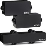 EMG PJ Active Bass Guitar Pickup Set, Black