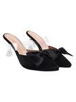 Shoetopia girls Pumpy Black Heeled Sandal - 7 UK (Girls-Pumpy-Black)