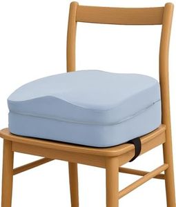 Babelio 2-in-1 Ergo-Designed Booster Seat for Kitchen Chair, Promote Proper Upright Posture, Toddler Booster Seat for Dining Table, Removable & Washable Cover, Suitable for 18 Months to 5 Years, Blue