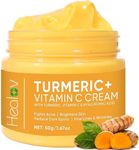 Turmeric Face Cream for Face & Body - All Natural Turmeric Skin Brightening Lotion - Cleanses Skin, Fights Acne, Evens Tone, Fades Scars, Sun Damage, & Age Spots - Turmeric Cream with Vitamin C