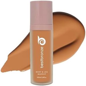 Best Bronze Bombshell Body Makeup - Tattoo Cover Up Makeup & Body Foundation Waterproof - Tattoo Concealer Waterproof for Scars, Varicose Veins Cover Up & Leg Foundation (NC47 Deepest Neutral)