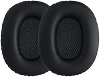 kwmobile Ear Pads Compatible with Marshall Monitor Earpads - 2X Replacement for Headphones - Black