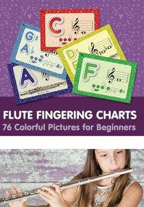 Flute Fingering Charts. 76 Colorful Pictures for Beginners