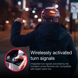 Lumos Ultra Smart Bike Helmet – LED Lights & Turn Signals for Adults