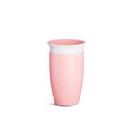 Munchkin Miracle 360 Cup| Toddler Cup| BPA Free Baby & Toddler Sippy Cup| Non Spill Cup| Dishwasher Safe Baby Cup| Leakproof Childrens Cups| Baby Sippy Cup| 12+ Months Weaning Cup - 10oz/296ml| Pink