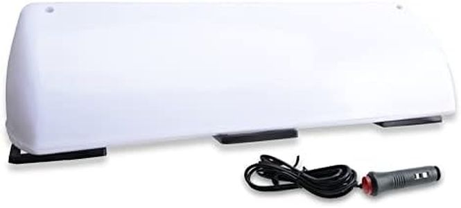 ZYHW 5W 12V Blank Taxi Cab LED Car Sign Roof Top Topper Car Bright Light Strong for Worklight White Light DIY Sign Cab Lamp Advertising Light