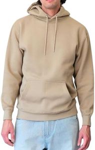 G-Style USA Men's Premium Weight Pullover Hoodie with Metal Eyelets MH13105 Stone X-Large