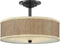 Quoizel Zen 3-Light Mystic Black Semi-Flush Mount Light